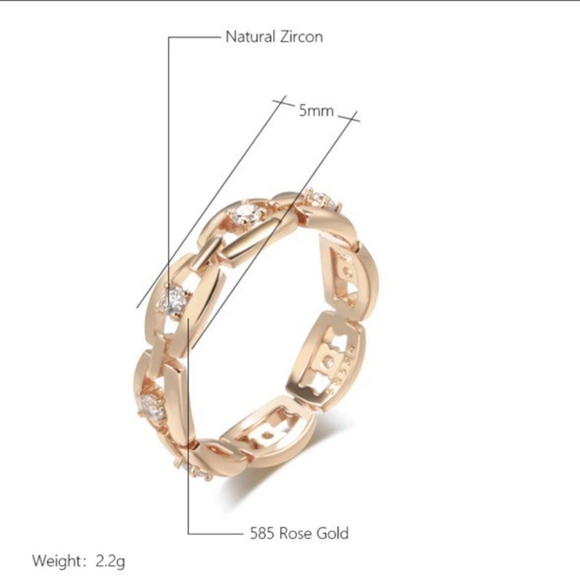 Classic Chain Gold Ring - Picture 3 of 3